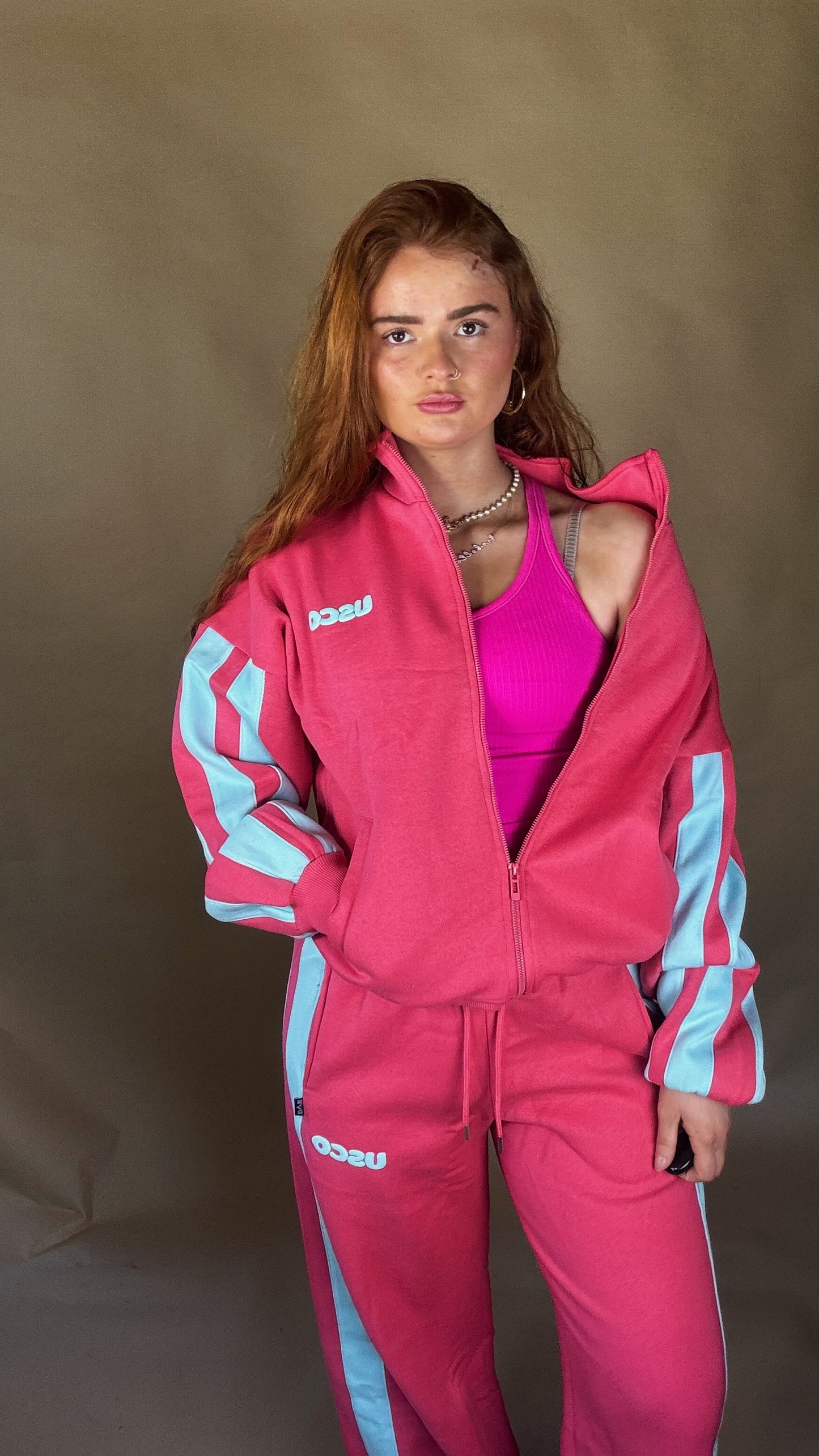 Elle 80% cotton SET fleece line set *oversize, size down*