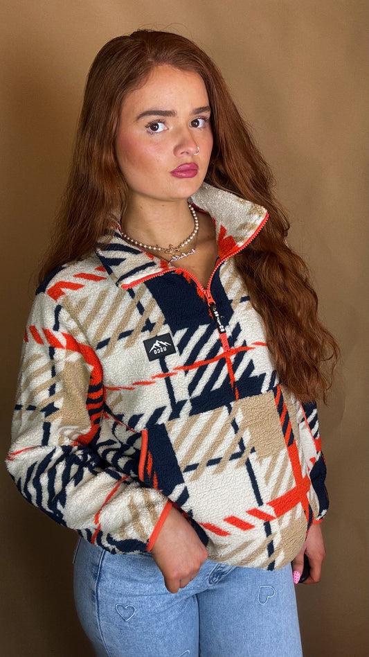 Maisie super soft fleece *size down* Pockets & draw string