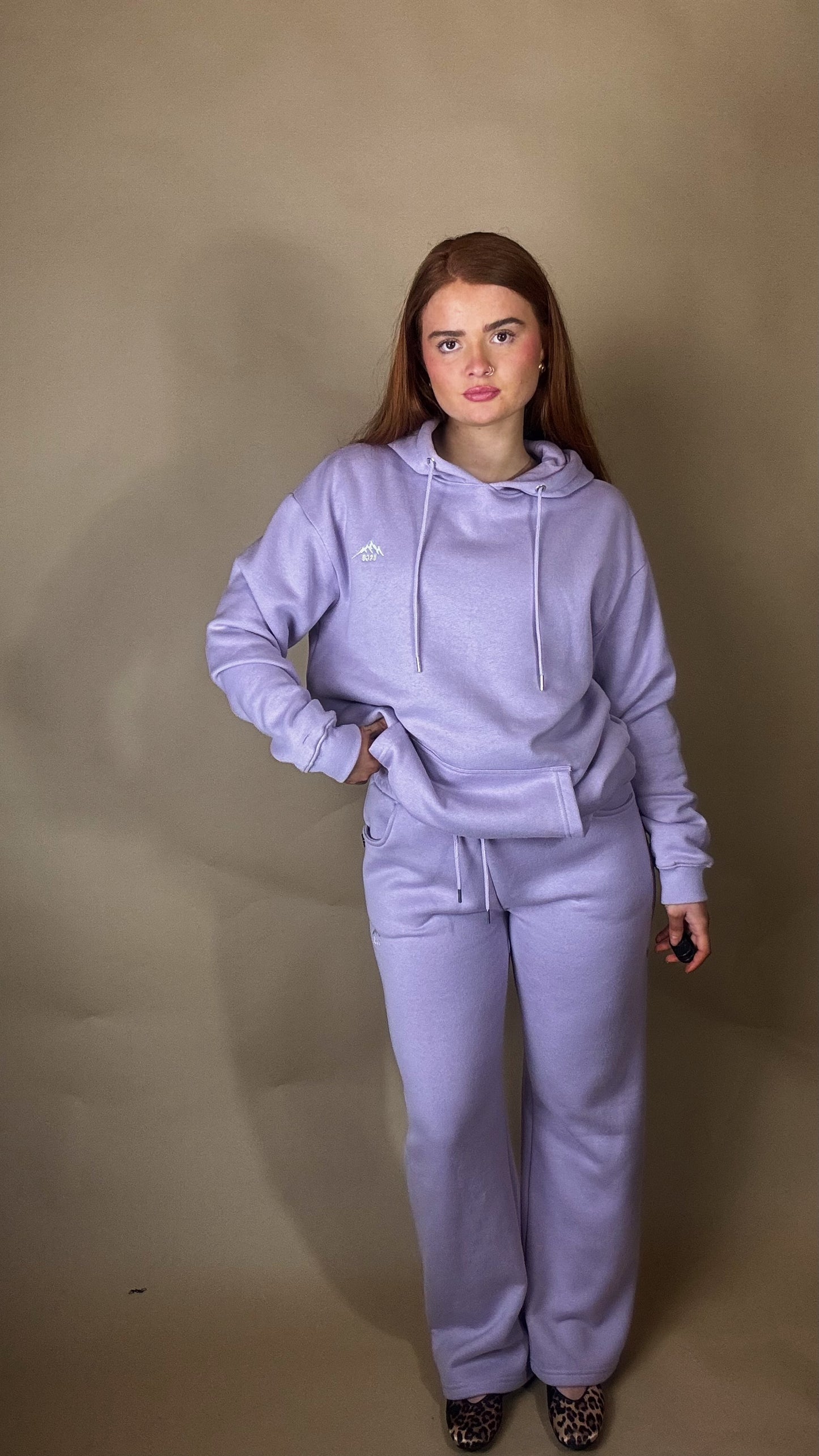 Sadie 80% cotton SET *oversize hoodie* size down