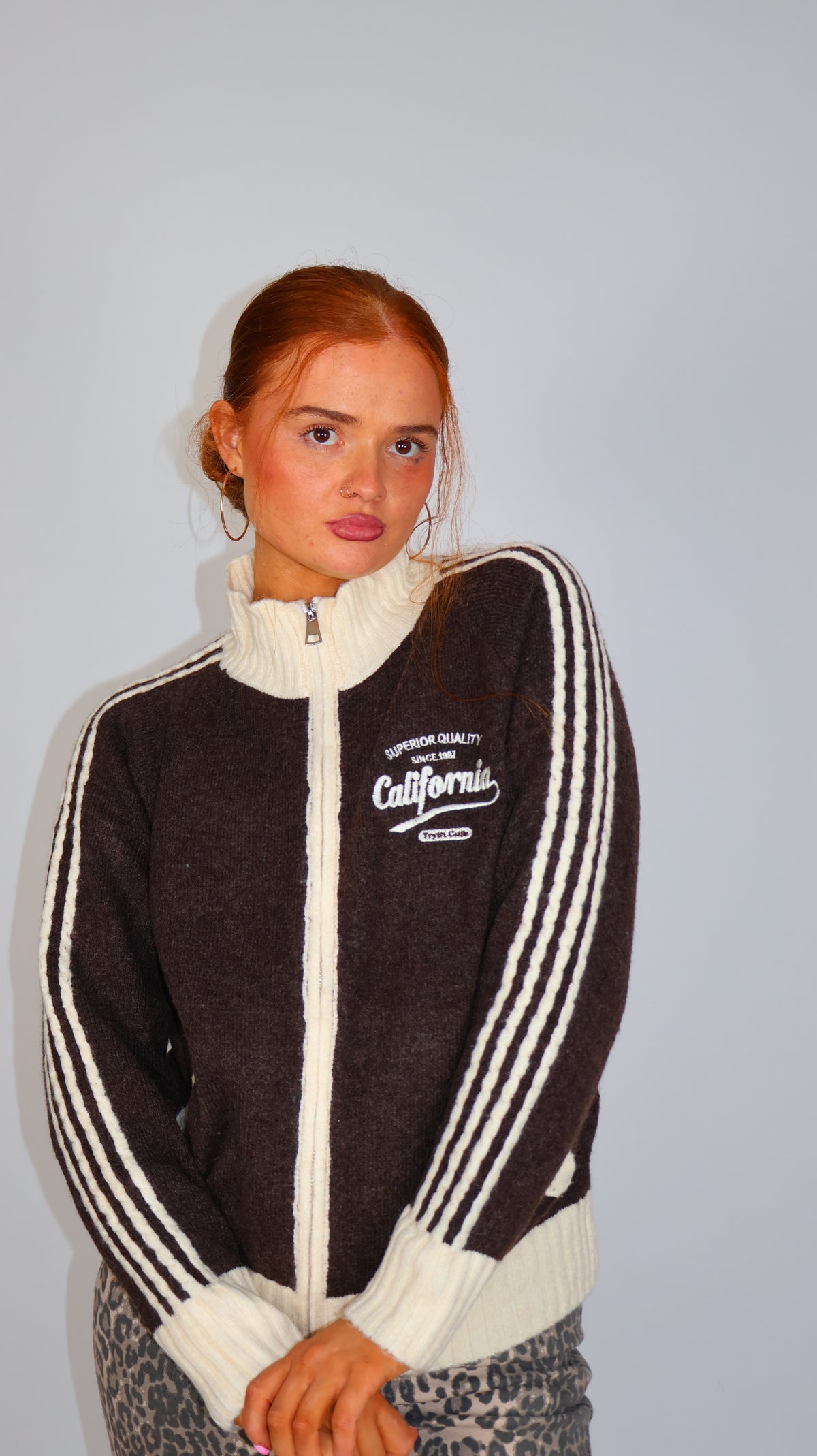 Charlie Zip Up Knit