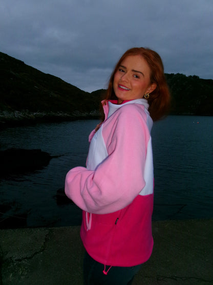 Lucy balloon sleeve 3 pocket & draw string fleece fleece limited edition *size down*