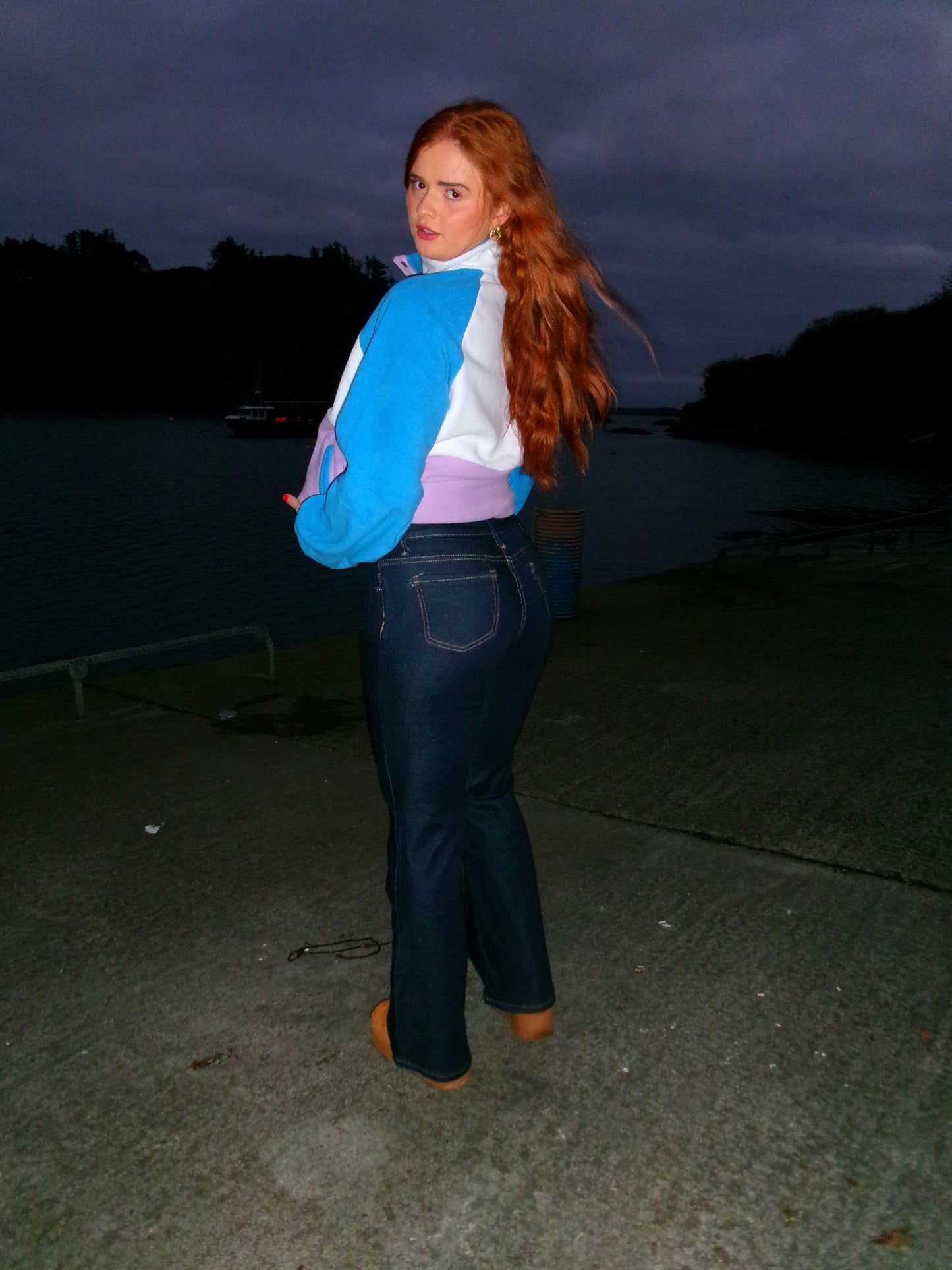 Bethany Ultra Soft fleece! X3 zip pockets & draw string!