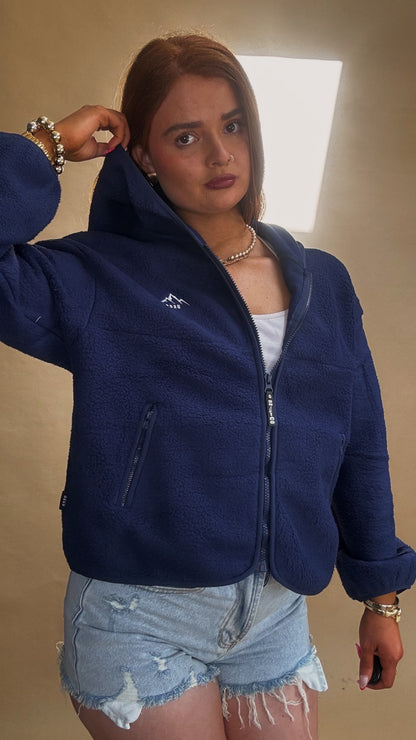 Zendaya fleece (zipped pockets + hood)