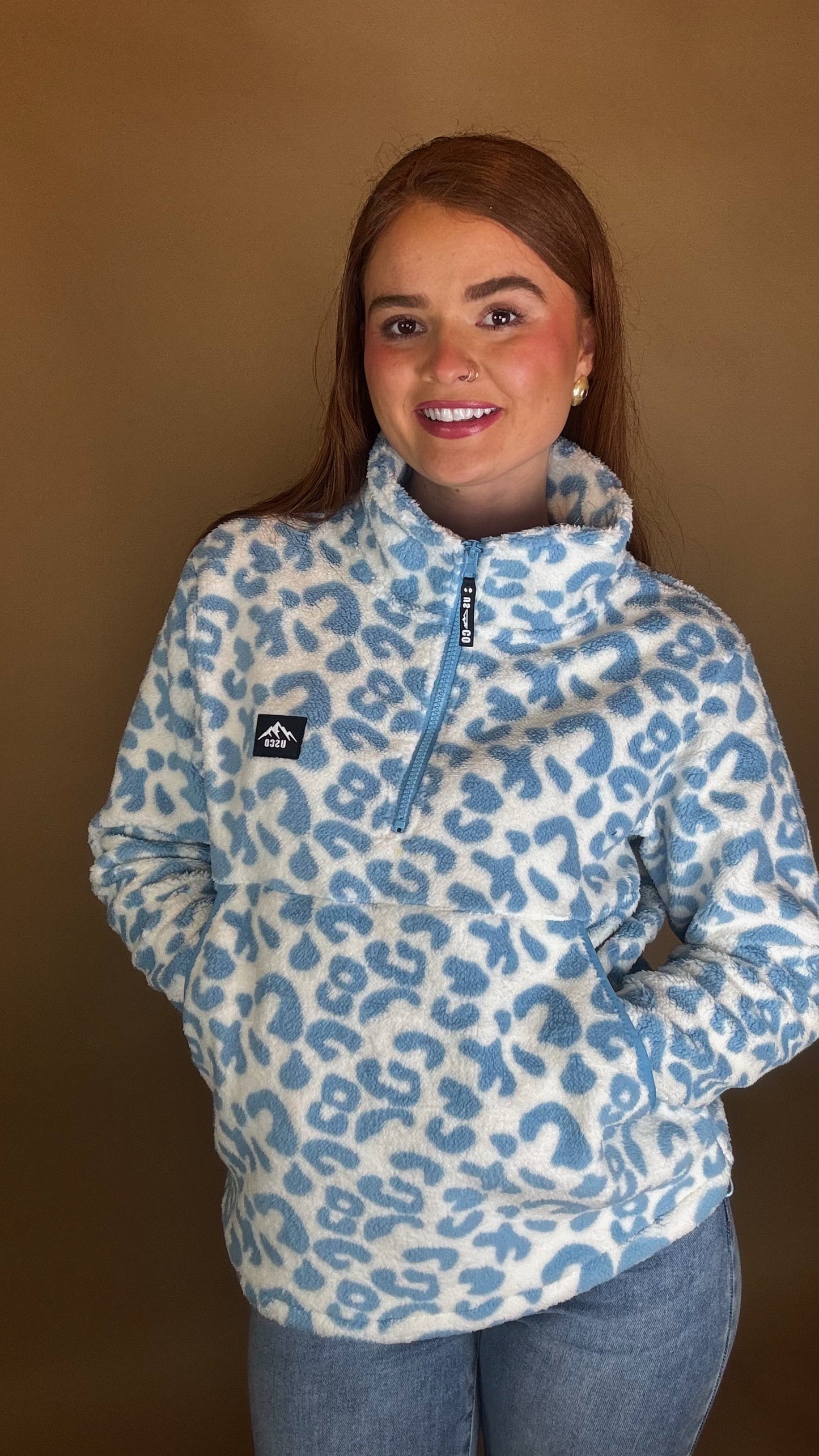 Esme ultra soft fleece. Pockets & draw string