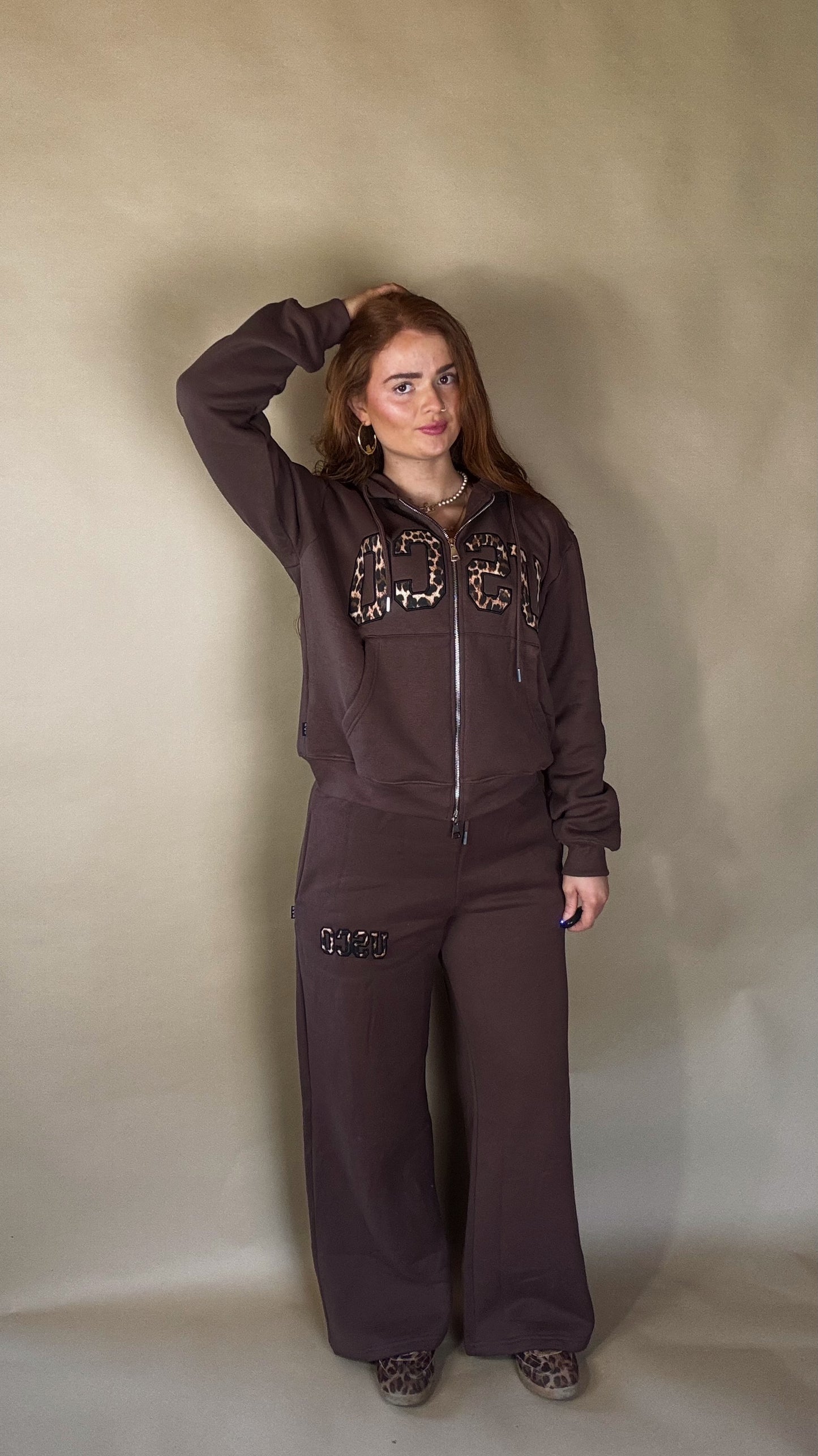 Leah 80% cotton SET fleece line set *oversize, size down*