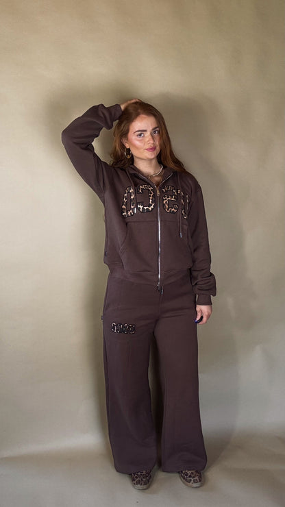 Leah 80% cotton SET fleece line set *oversize, size down*