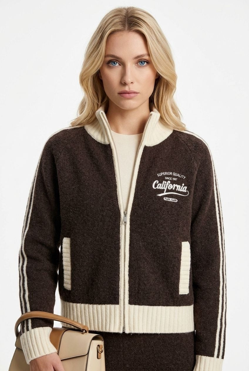 Charlie Zip Up Knit