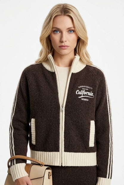Charlie Zip Up Knit