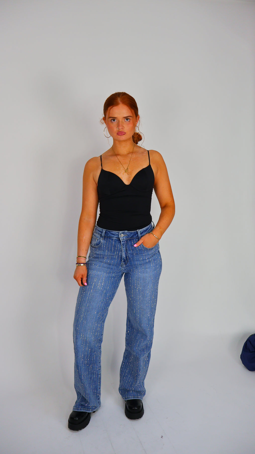Cathy Sparkle Super Stretch denim jeans