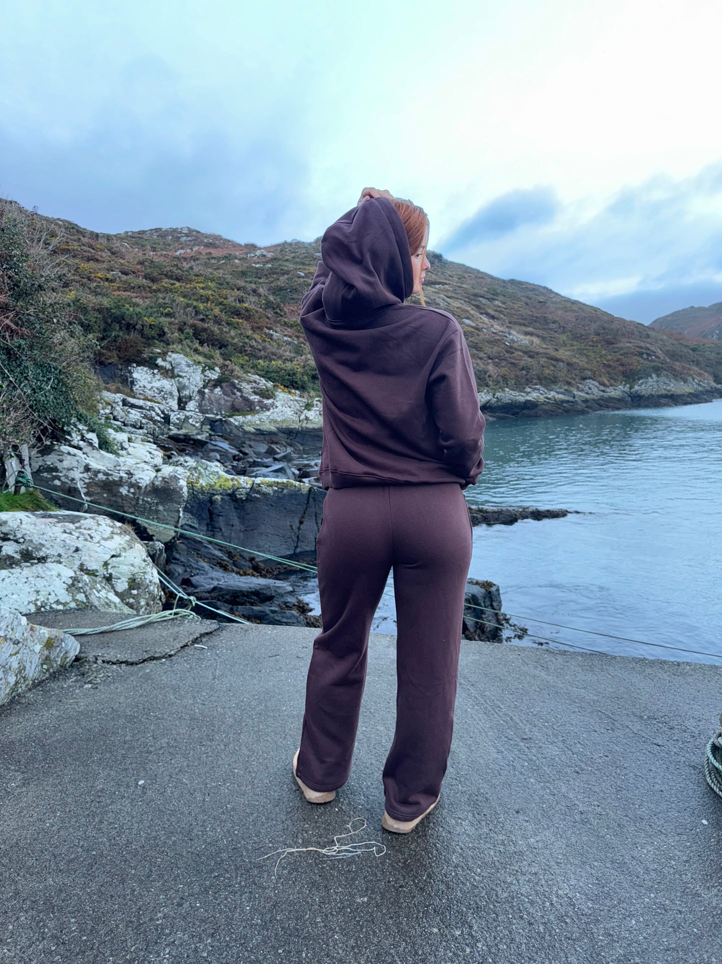 Blair Brown 80% cotton fleece line set