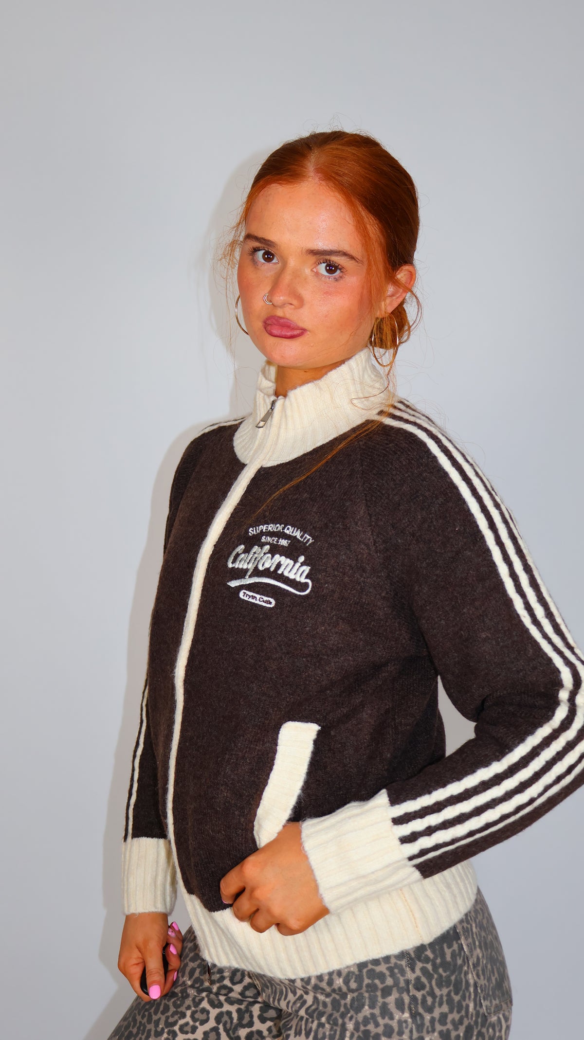 Charlie Zip Up Knit