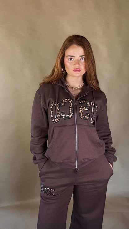 Leah 80% cotton SET fleece line set *oversize, size down*