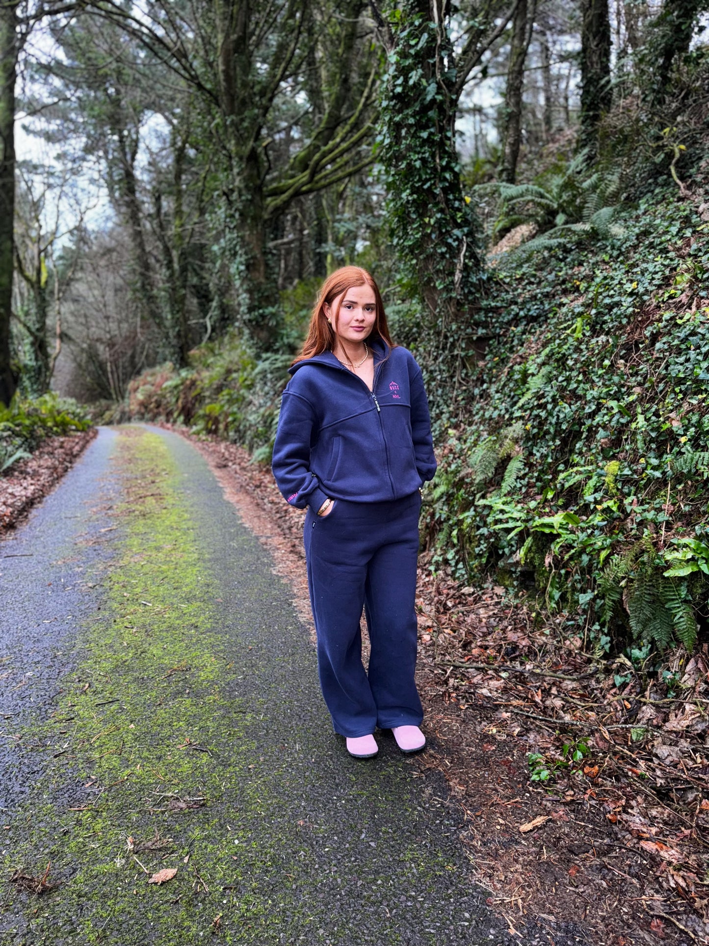 Navy KML x USCO LIMITED EDITION Fleece line set *size down*