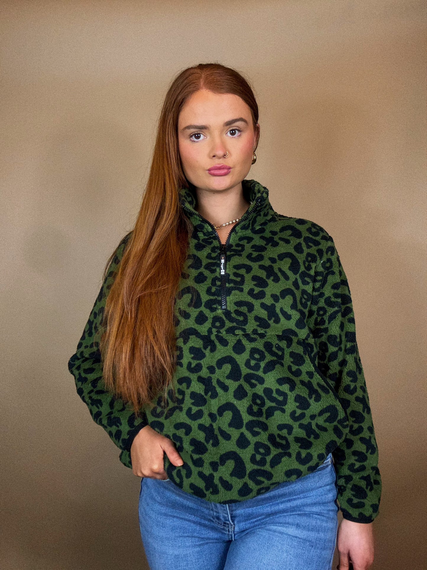 Bronwen leopard fleece *ultra soft*
