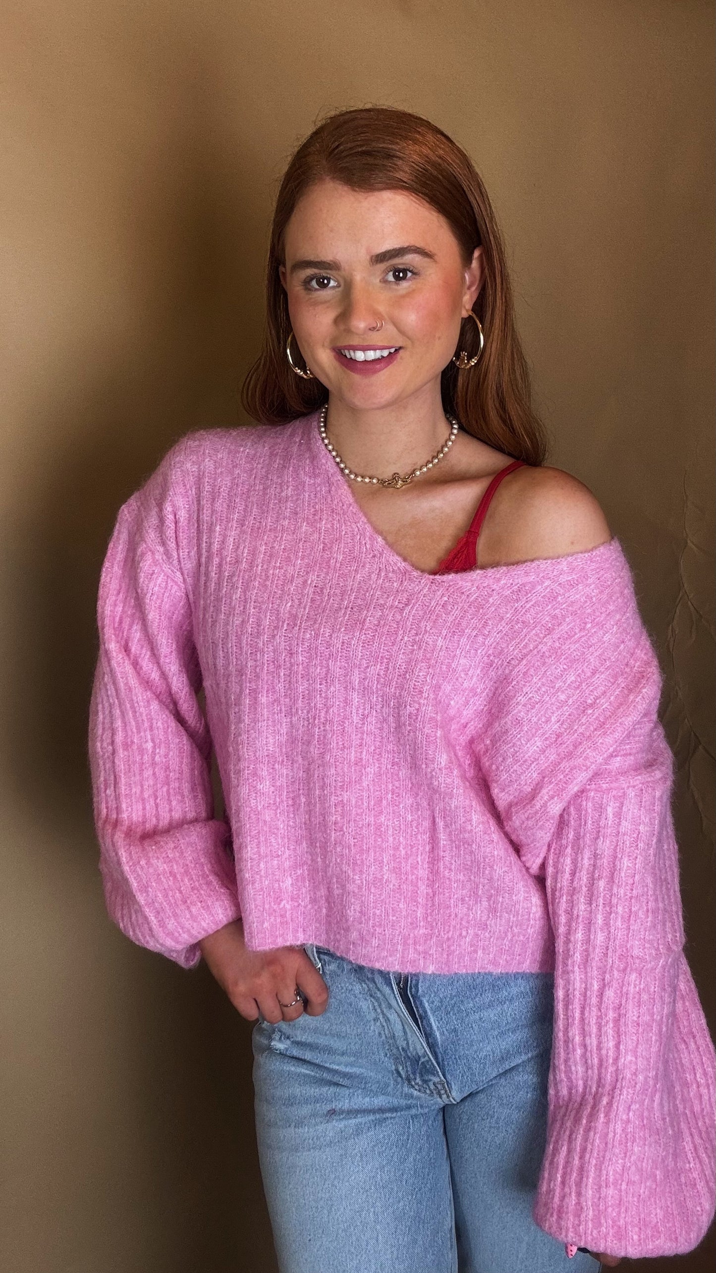 Kayleigh Balloon Sleeve Knit