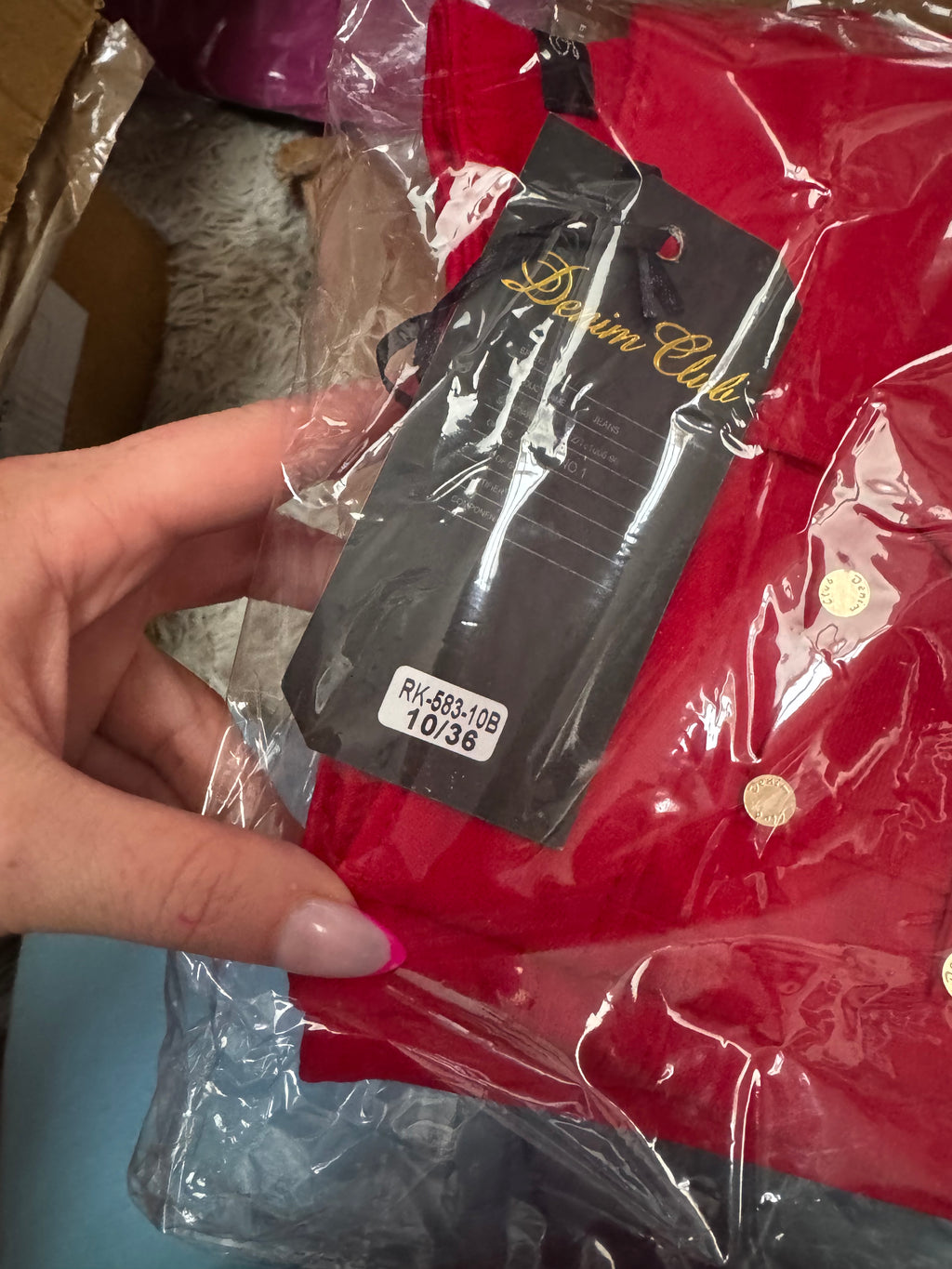 Sample sale jegging red