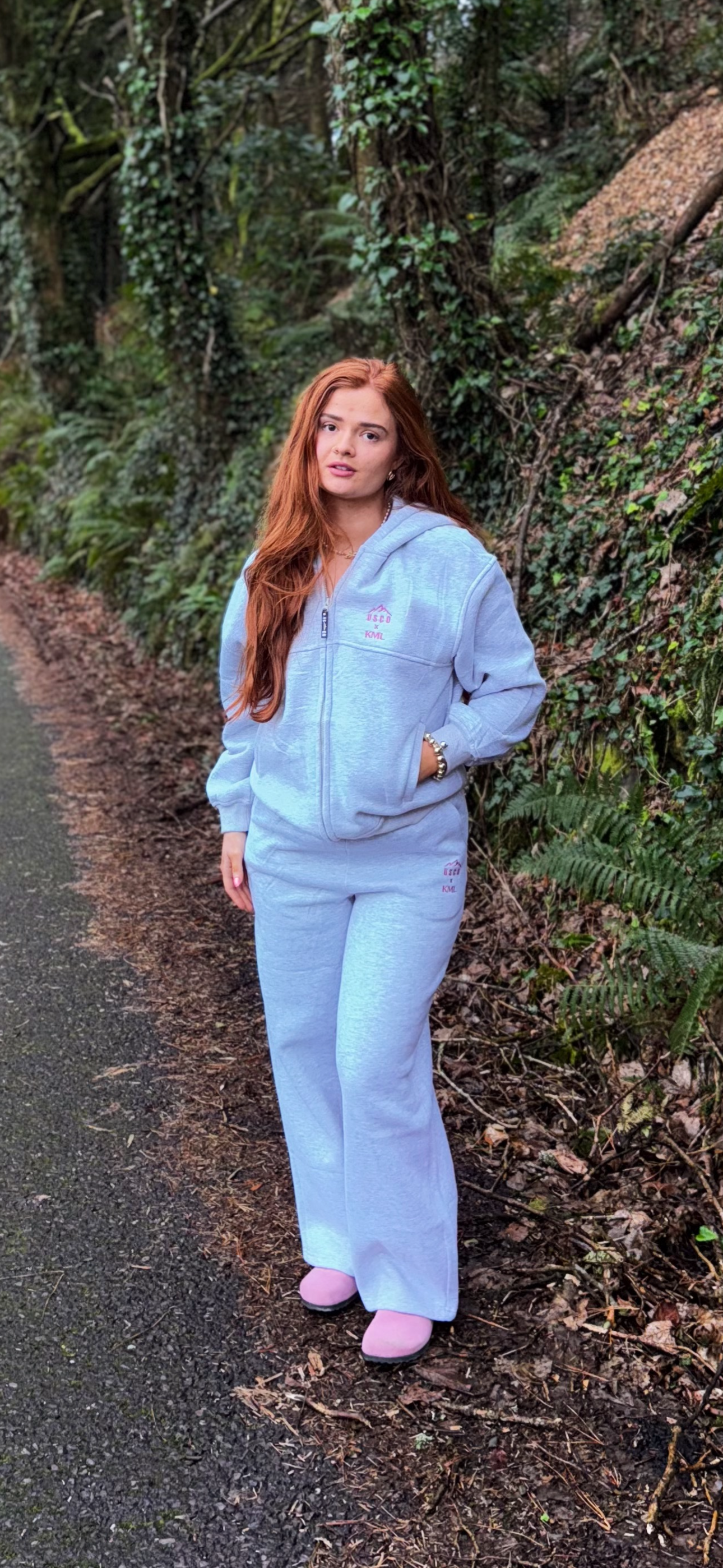 Grey KML x USCO LIMITED EDITION Fleece line set *size down*