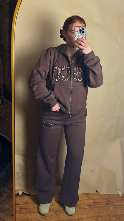 Leah 80% cotton SET fleece line set *oversize, size down*