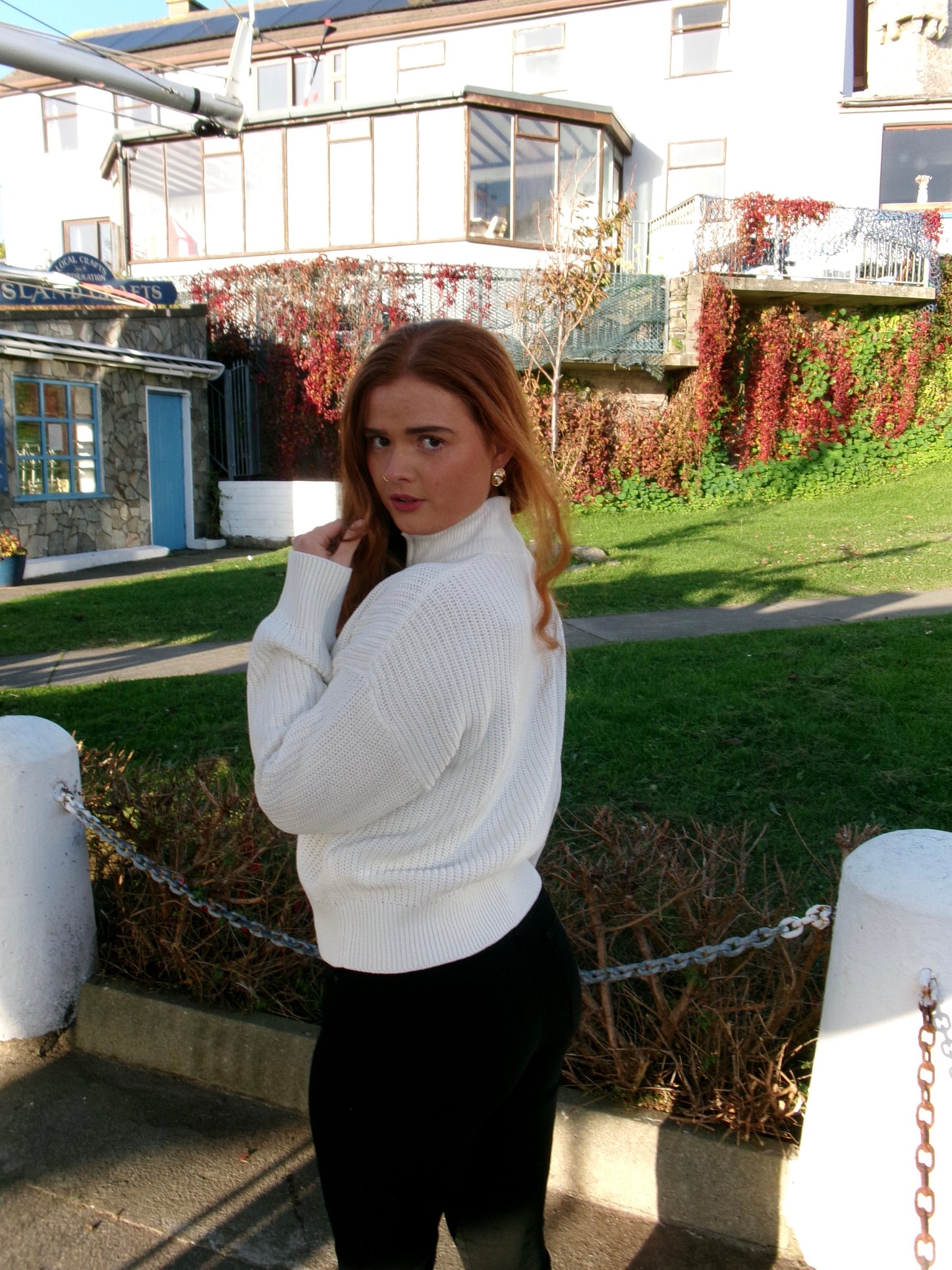 Jamie Knitwear Half Zip *made with recycled cotton*