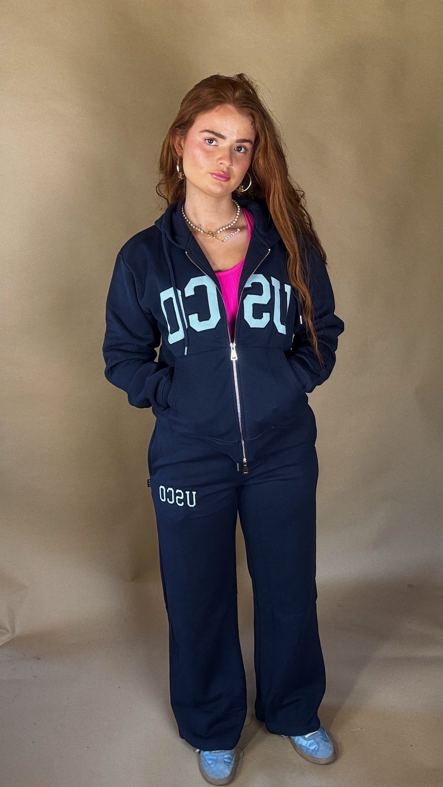 Alyssa 80% cotton SET fleece line set *oversize, size down*