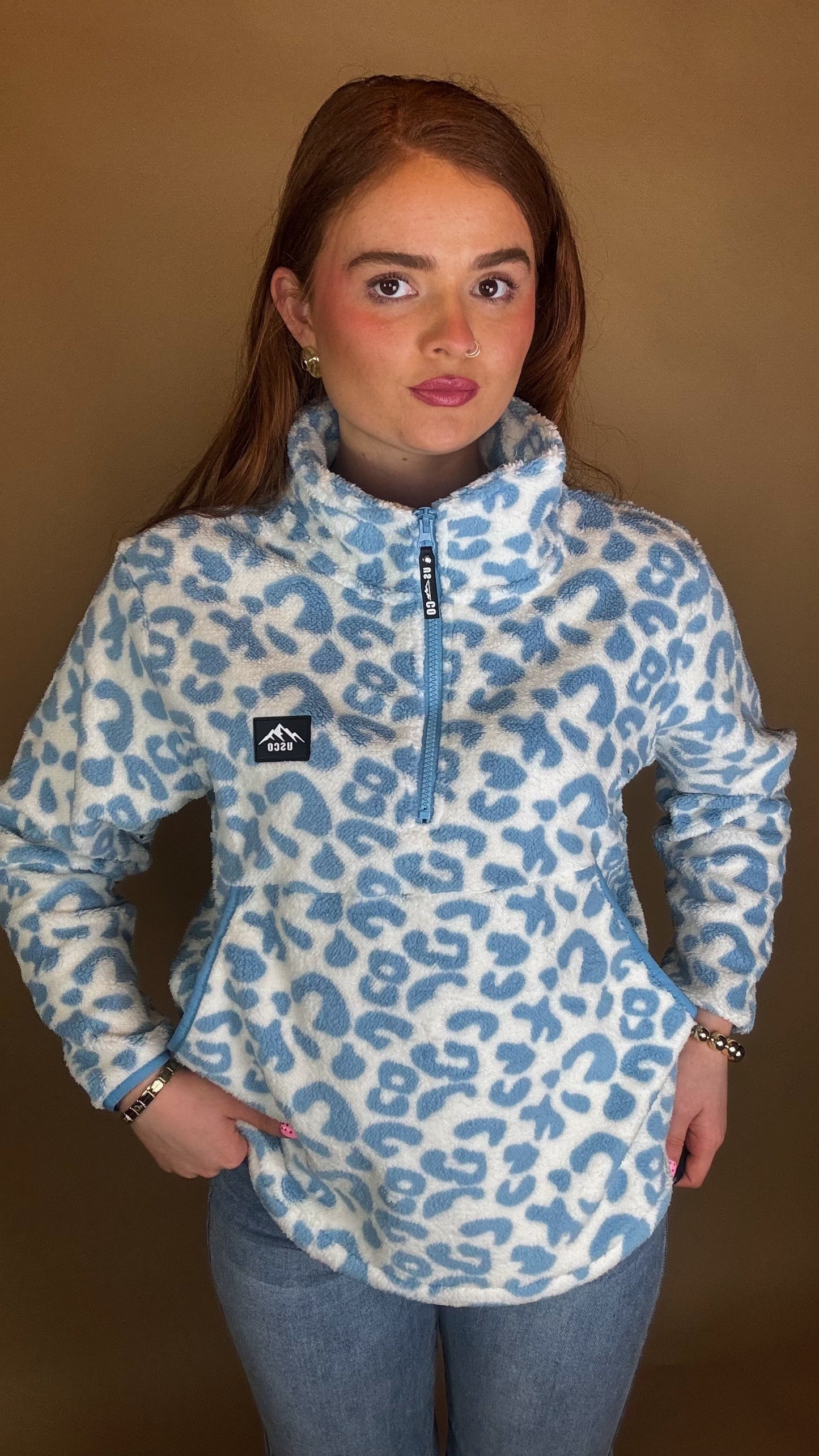 Esme ultra soft fleece. Pockets & draw string