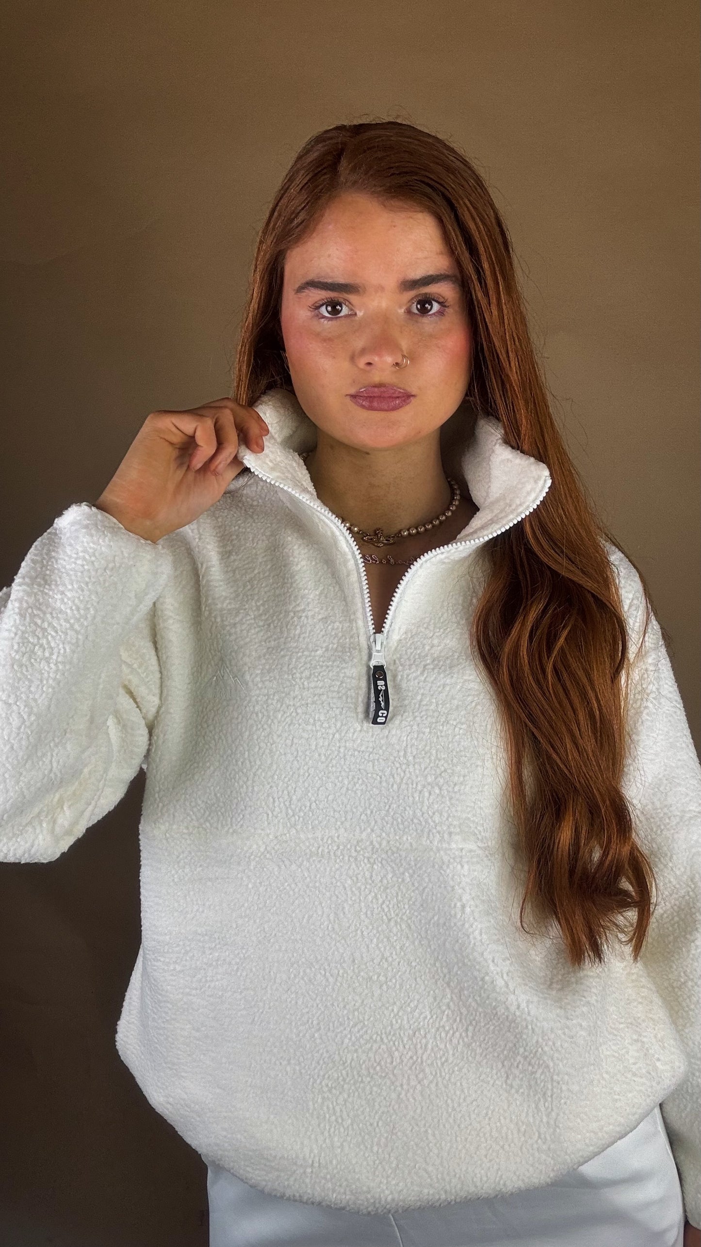 Isla Half Zip + pockets + drawstring