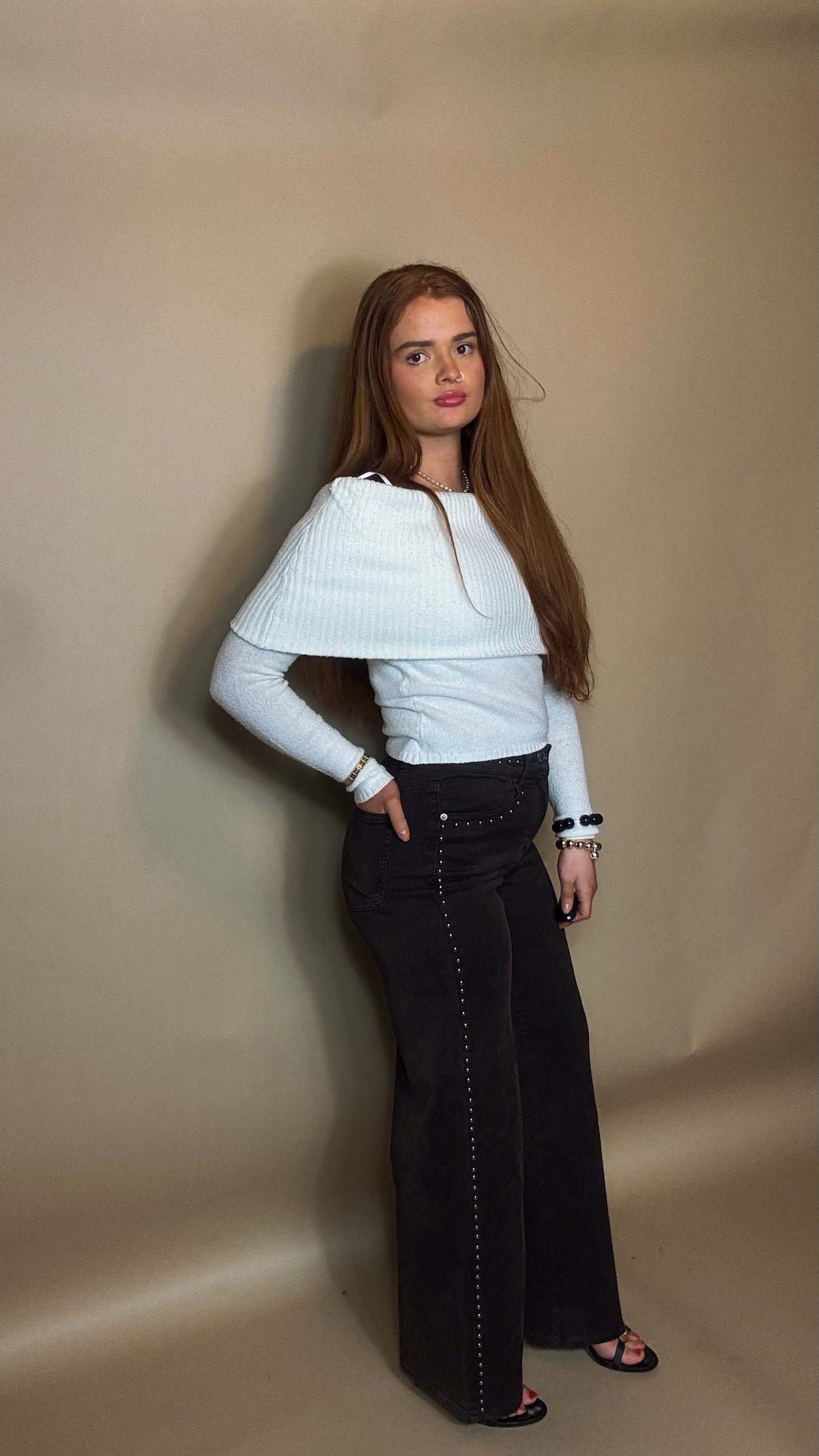 Chloe Brown STUD SUPER STRETCH JEANS 2.0