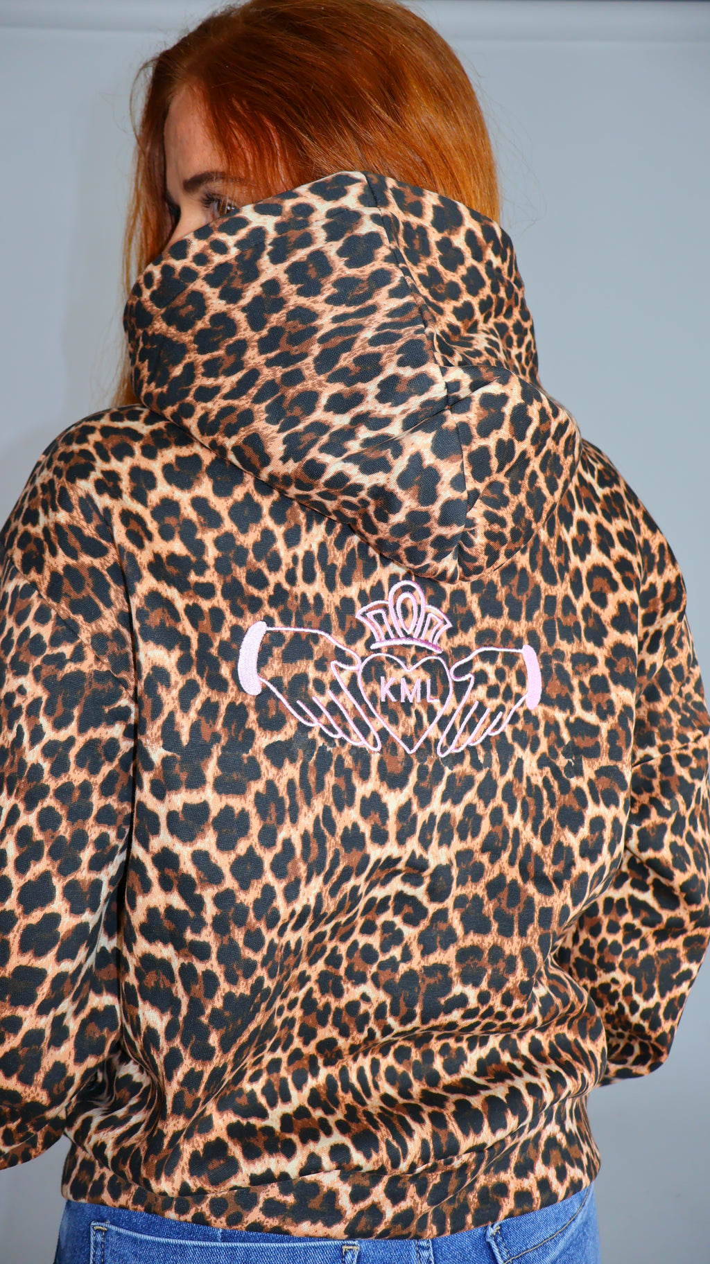 Doireann Claddagh Leopard Hoodie