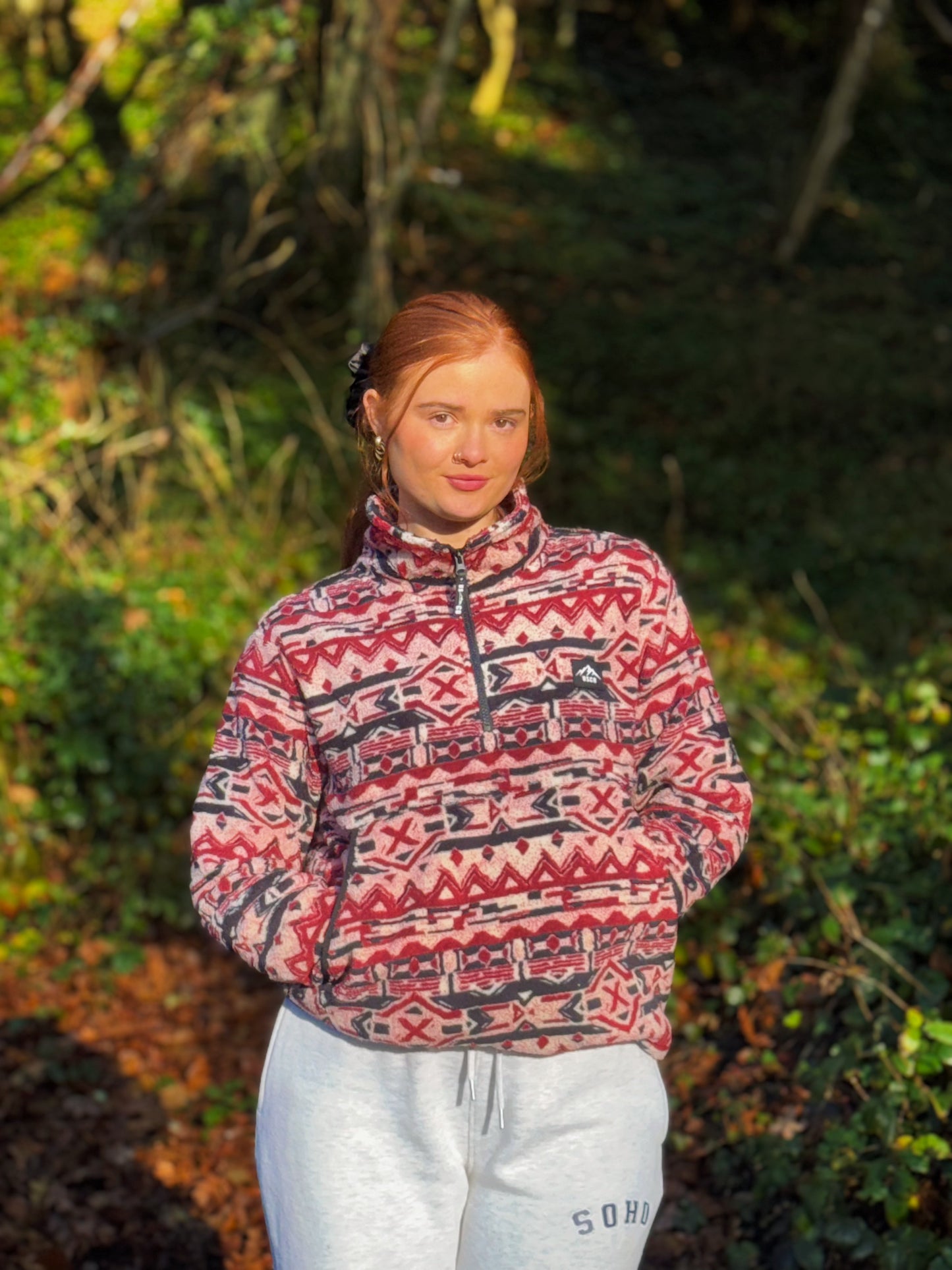 Maya Winter fleece draw string & pocket *ultra soft*