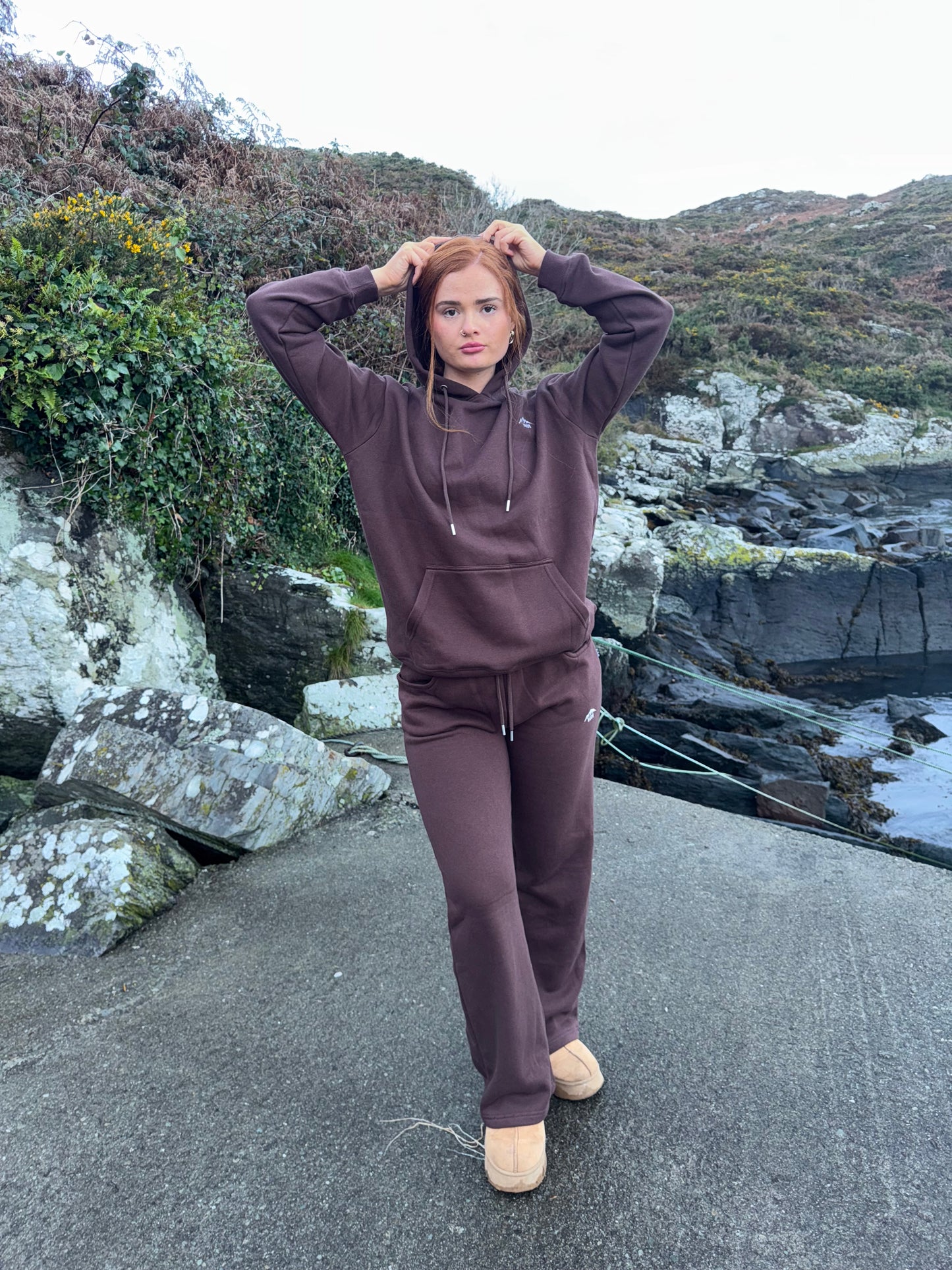 Blair Brown 80% cotton fleece line set