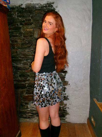 Sarah Stretchy Sequin Skirt