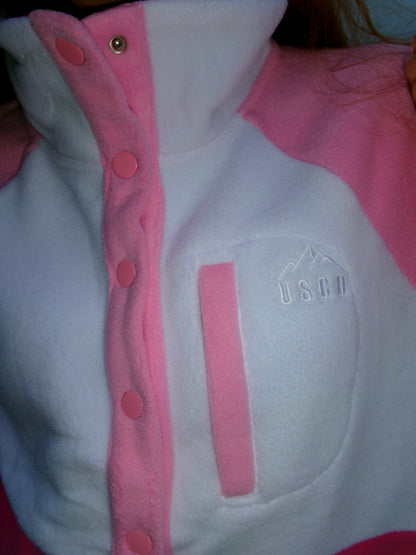 Lucy balloon sleeve 3 pocket & draw string fleece fleece limited edition *size down*