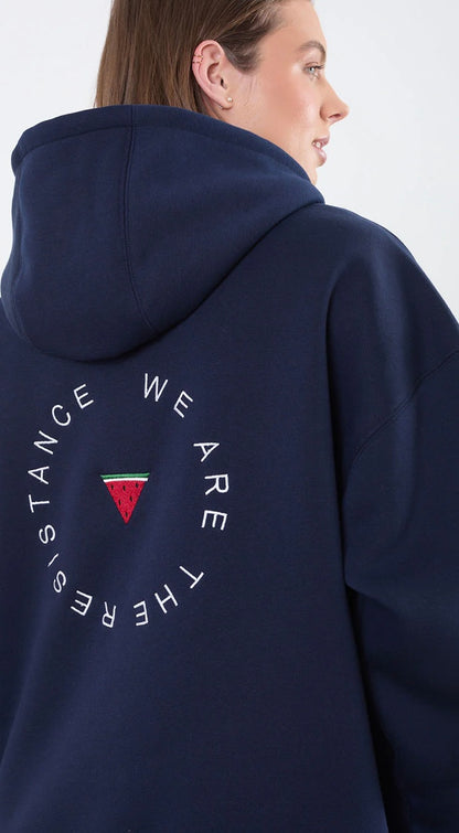 We are the resistance fleece line hoodie
