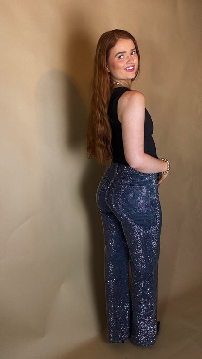 Winnie Diamonte EmbeddedSuper Stretch Jeans.