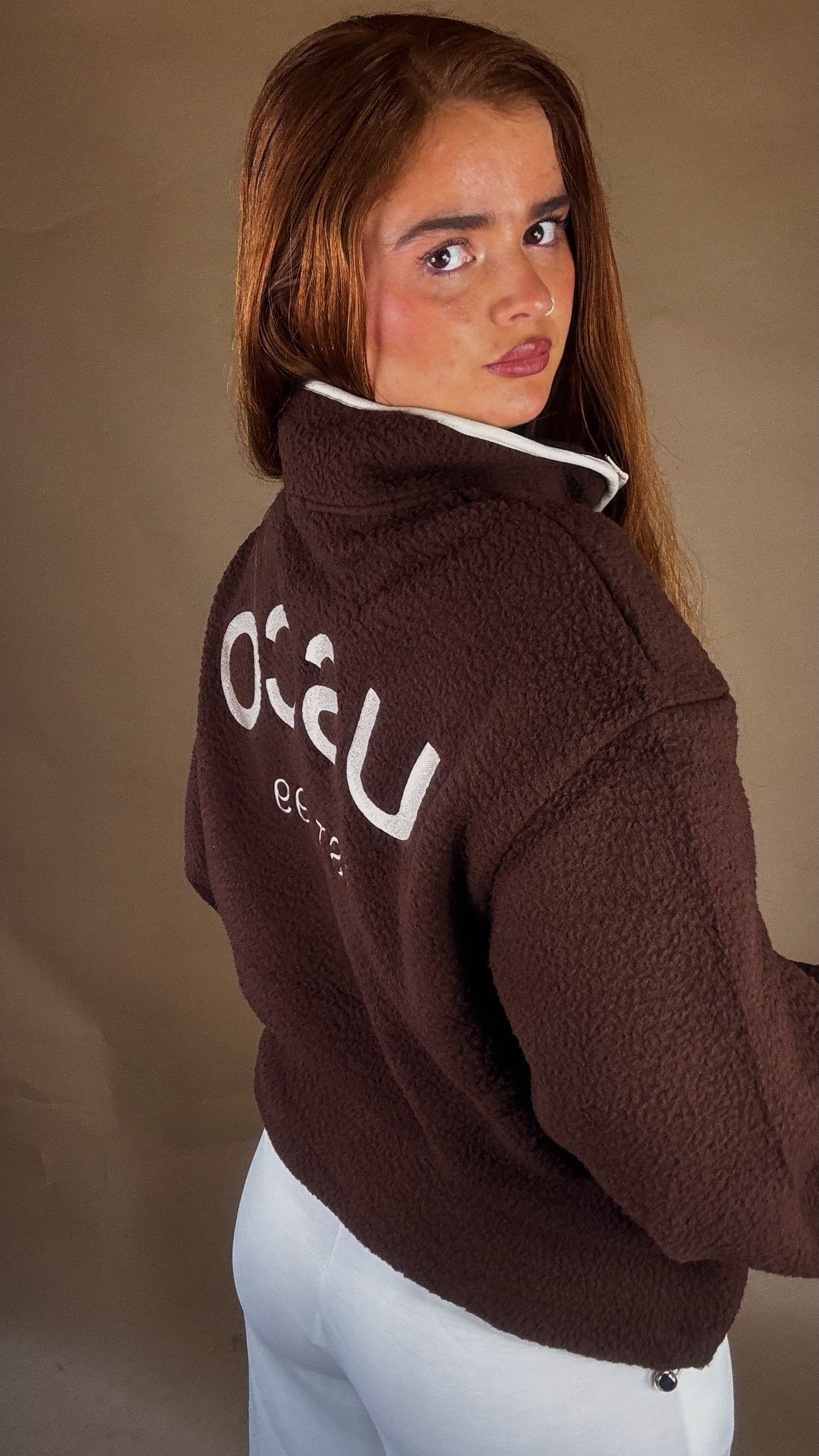 Monica Balloon Sleeve fleece (pockets + drawstring)