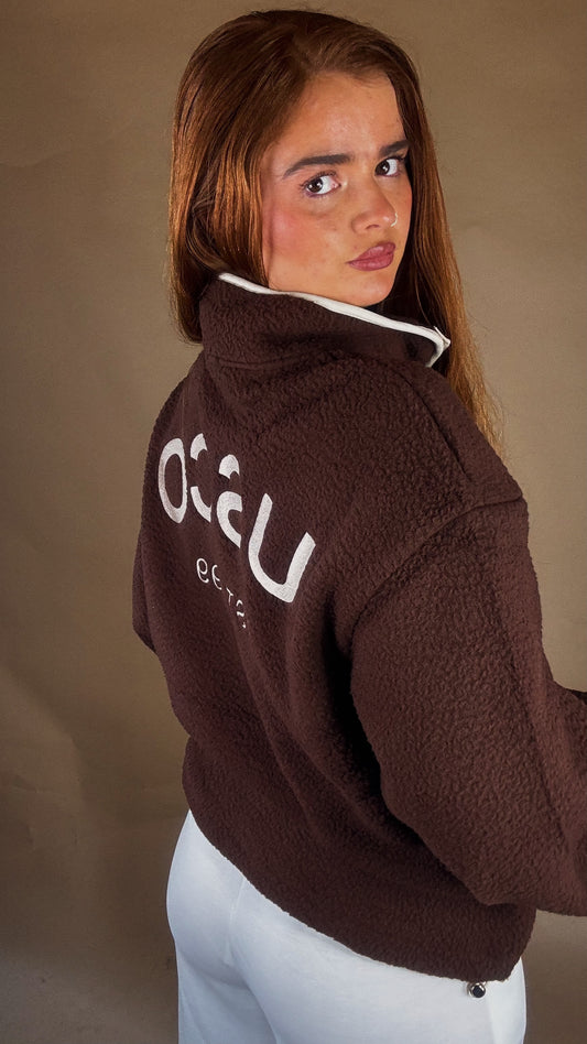 Monica Balloon Sleeve fleece (pockets + drawstring)