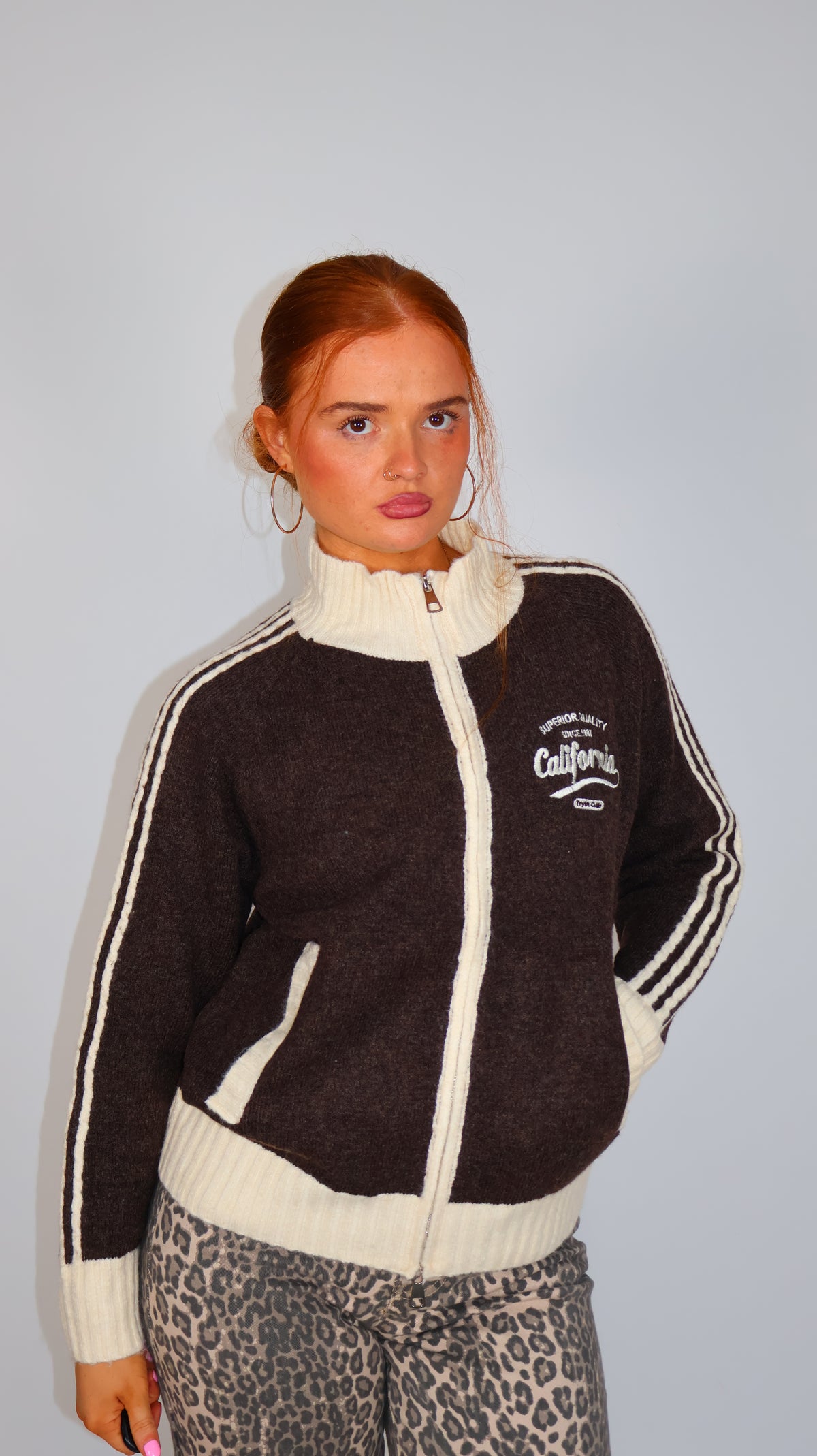 Charlie Zip Up Knit