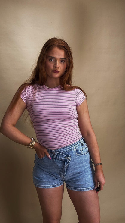 *SHORTS* Taylor Super stretch Crossover Denim