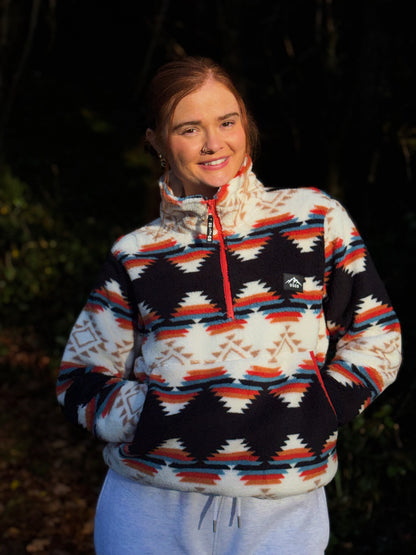 Lucinda Winter fleece draw string & pocket *ultra soft*