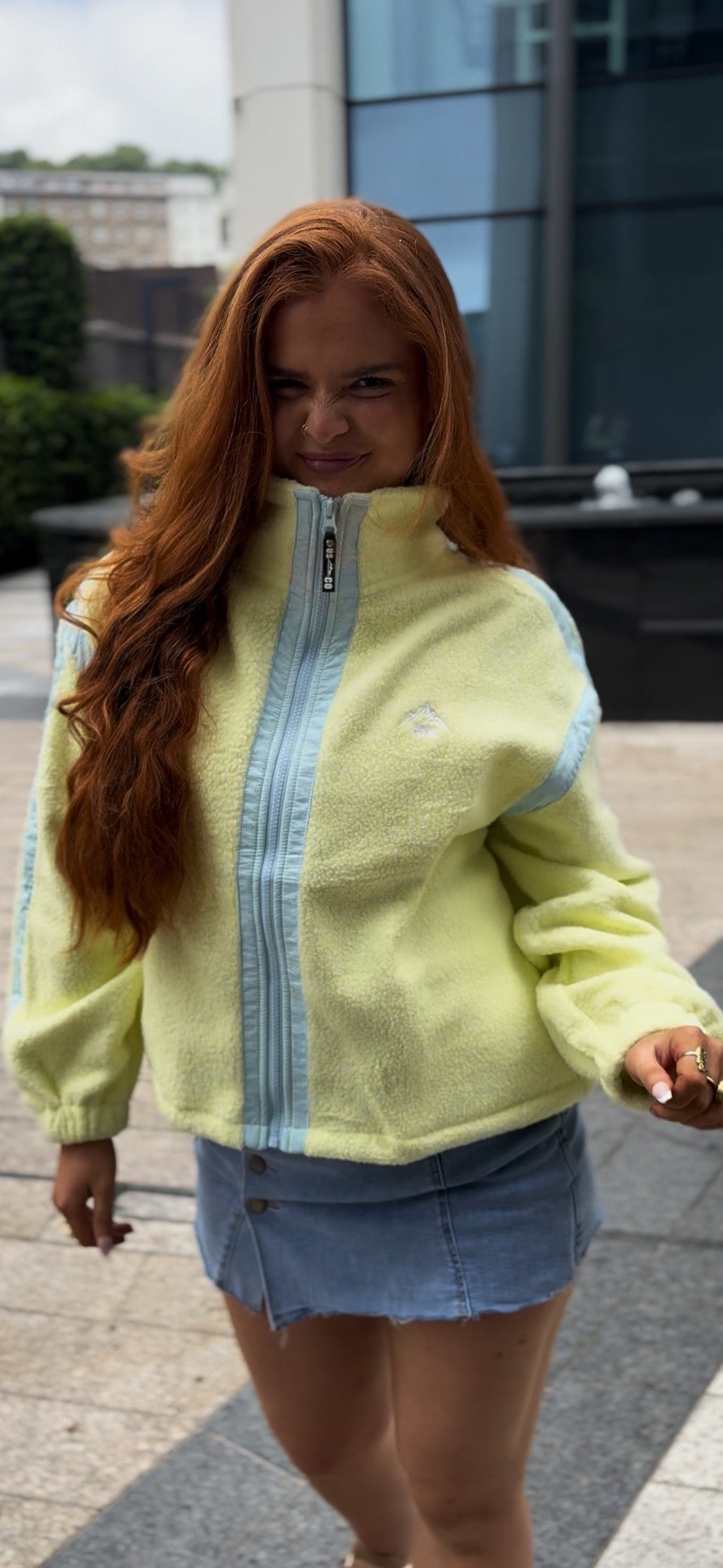 Daisy Full Zip Fleece (Pockets + Drawstring)