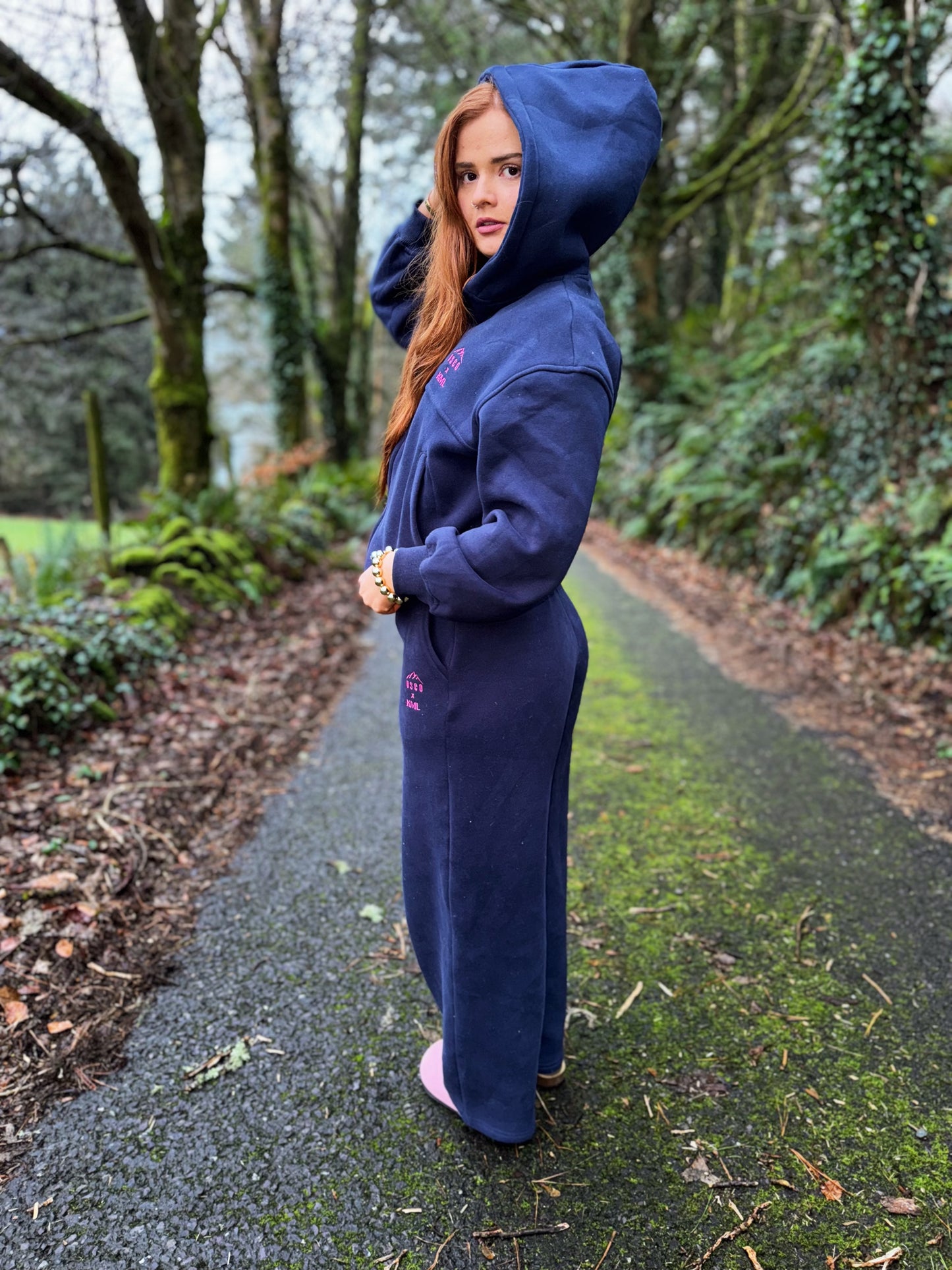 Navy KML x USCO LIMITED EDITION Fleece line set *size down*