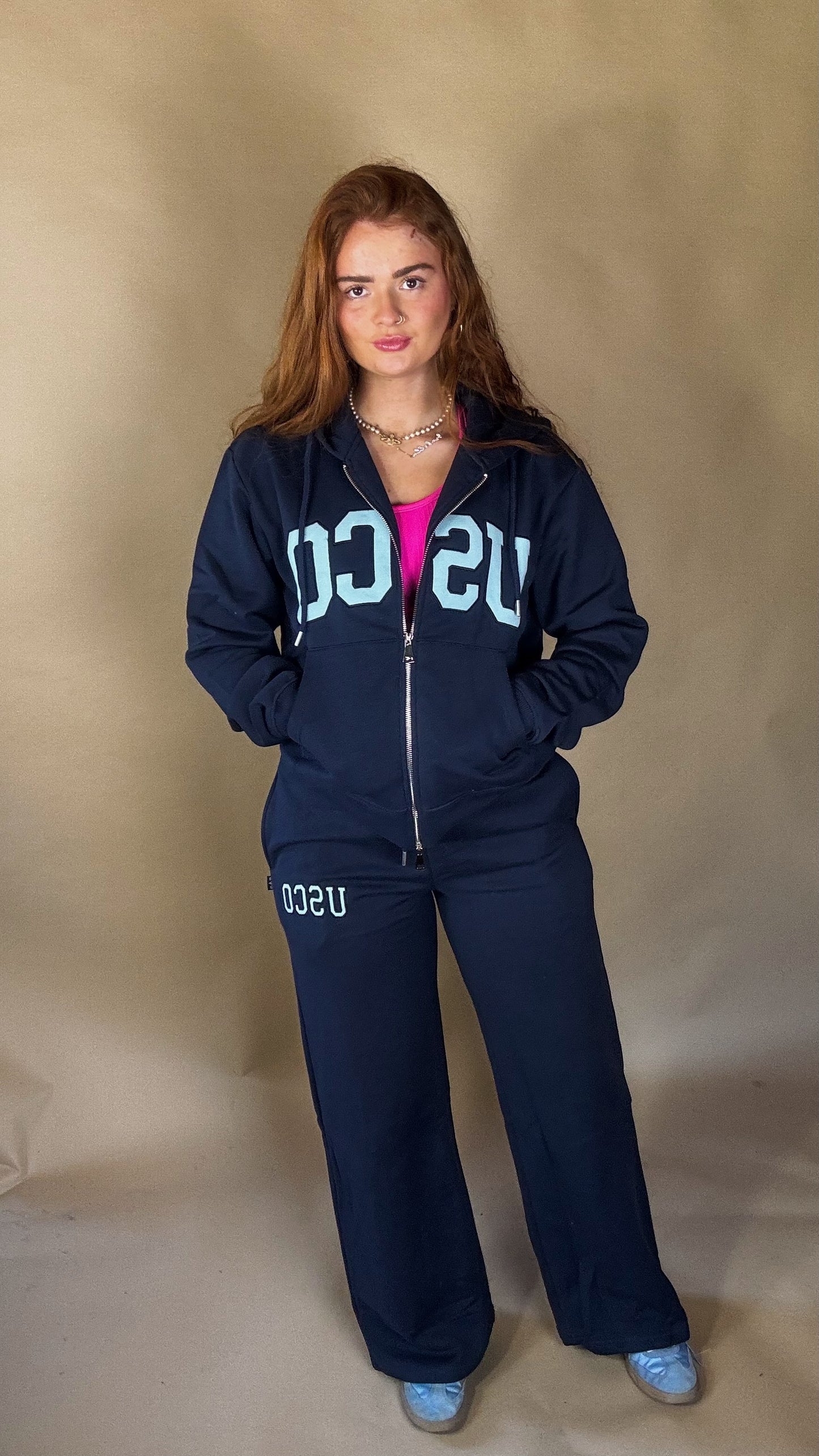 Alyssa 80% cotton SET fleece line set *oversize, size down*