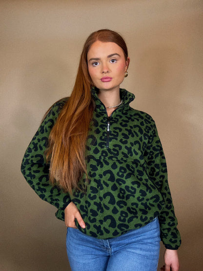 Bronwen leopard fleece *ultra soft*