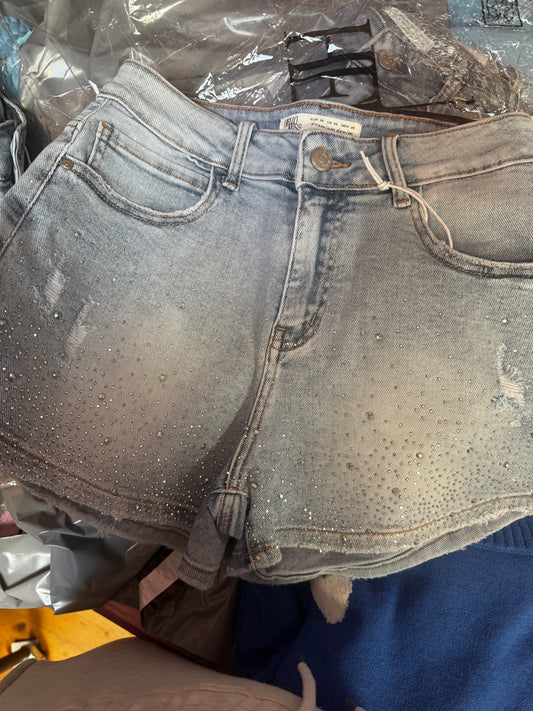 Shorts with diamonte 8662