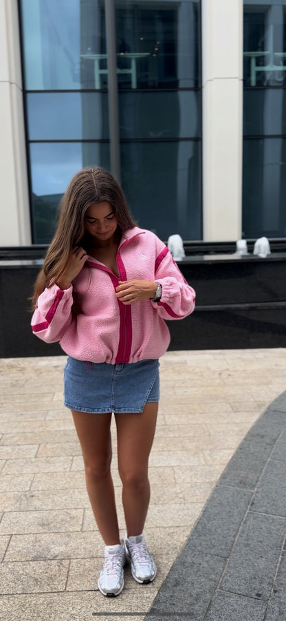 Olivia Full Zip Fleece. Pockets + Drawstring)