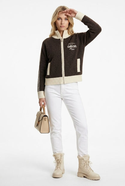 Charlie Zip Up Knit