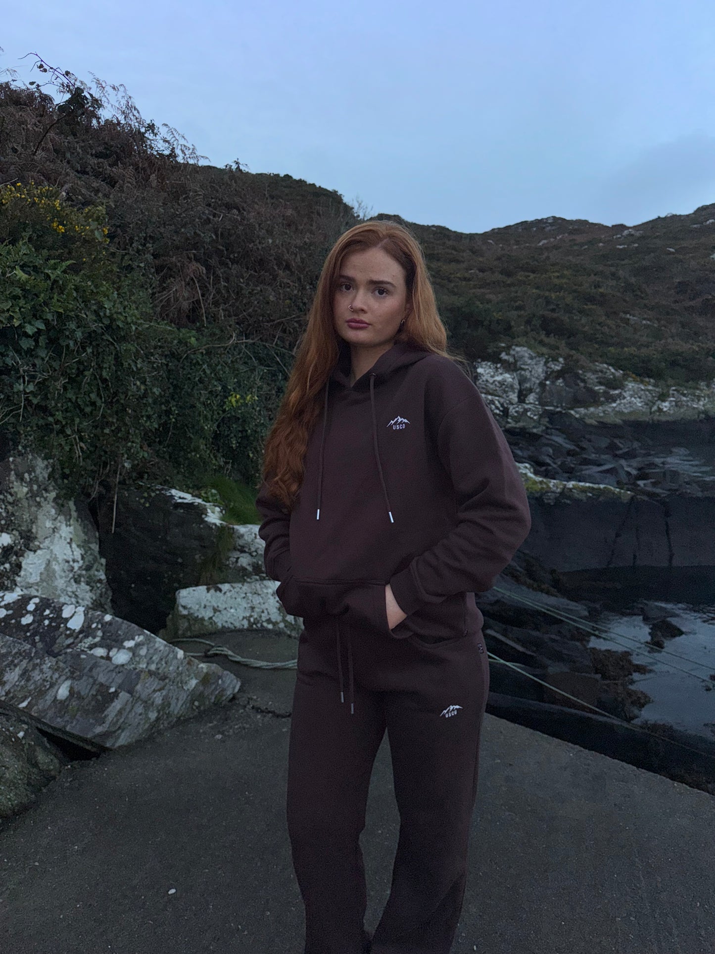 Blair Brown 80% cotton fleece line set