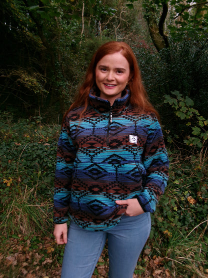 Evie Winter fleece with pockets and drawstring *ultra, ultra soft*