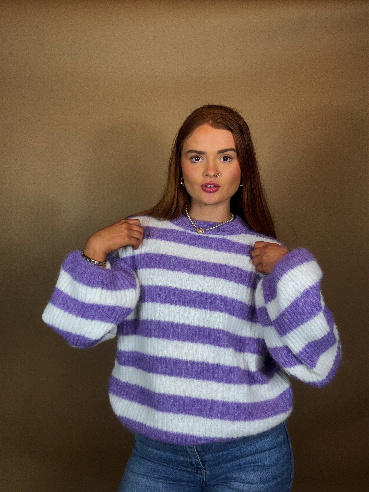 Jenna Knitwear. ULTRA Balloon sleeve. Made in Italy