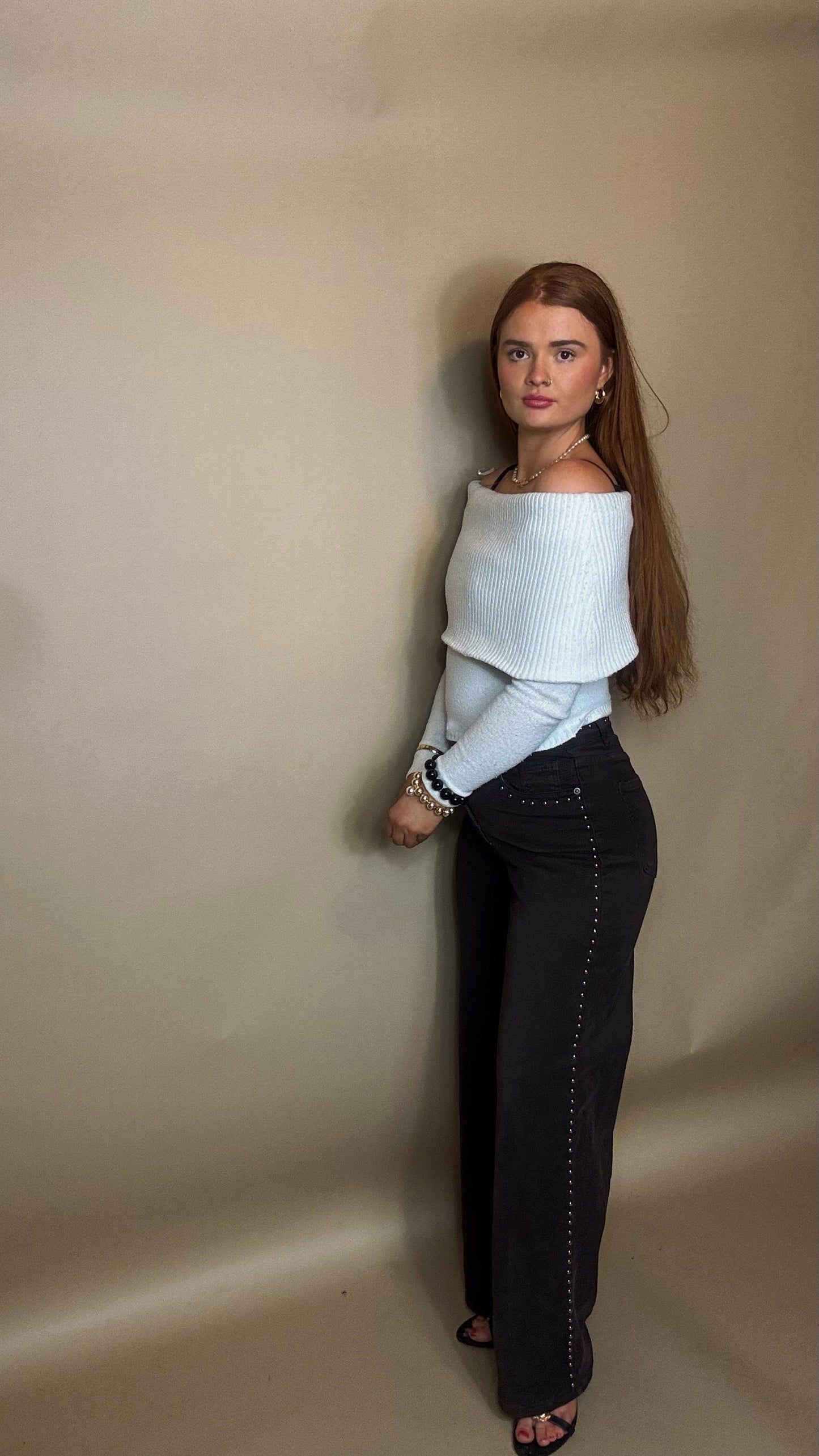 Chloe Brown STUD SUPER STRETCH JEANS 2.0